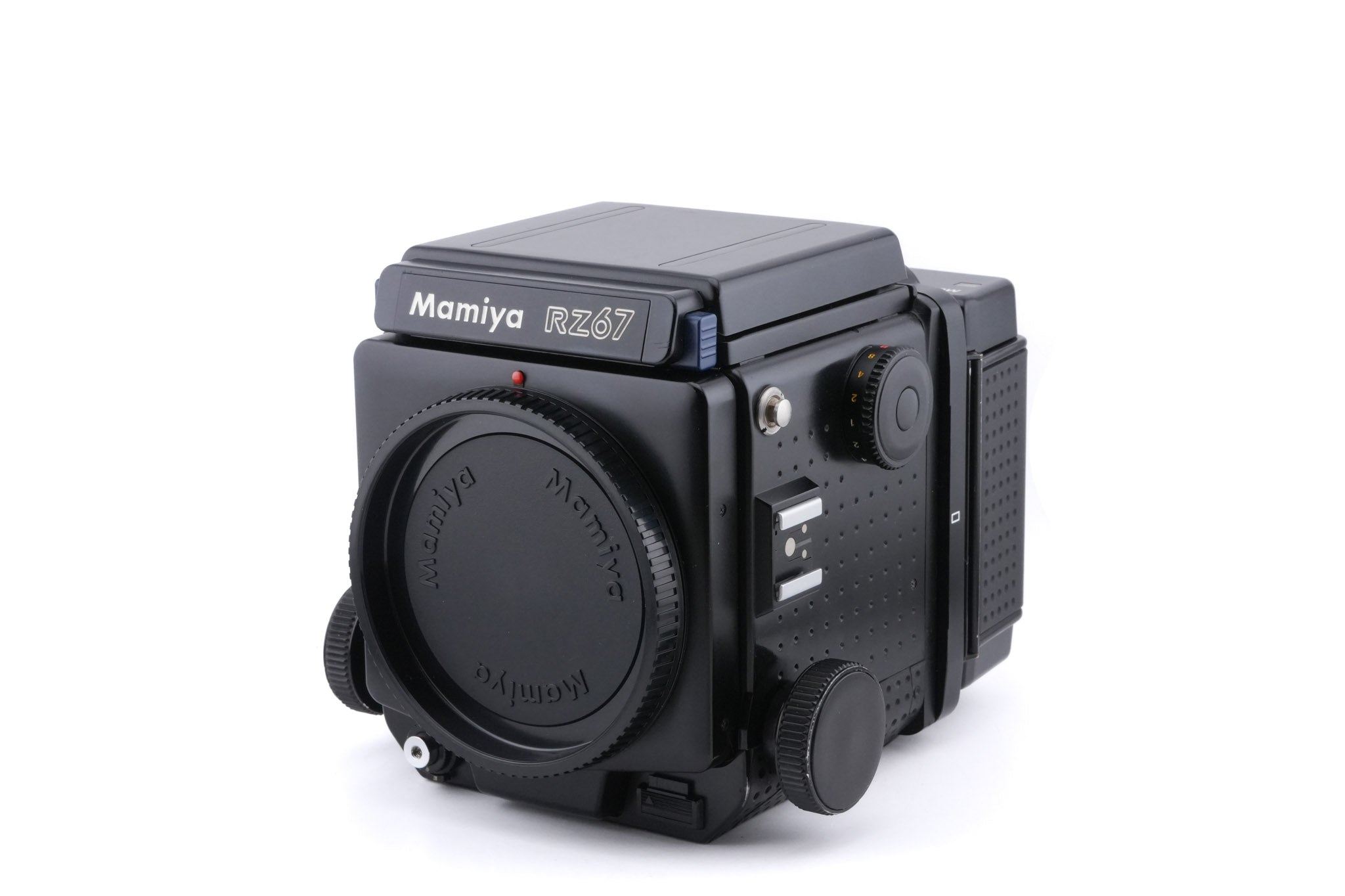 Mamiya RZ67 Professional + 120 6x7 Roll Film Holder Professional + Waist Level Finder + Type A3 Focusing Screen