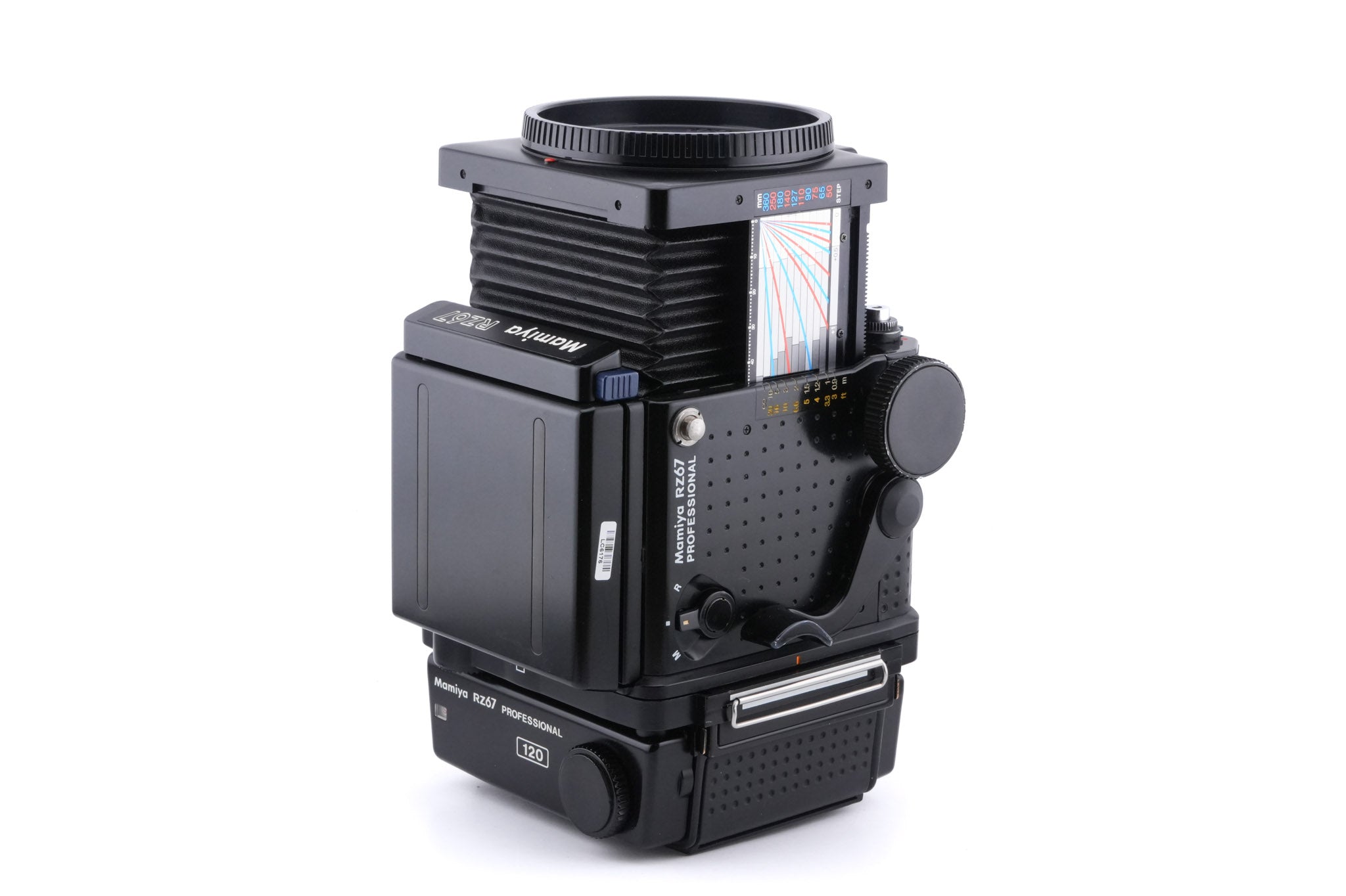 Mamiya RZ67 Professional + 120 6x7 Roll Film Holder Professional + Waist Level Finder + Type A3 Focusing Screen