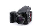 Mamiya 645 Pro TL + WG401 Power Drive Winder Grip + HA401 120/220 Roll Film Holder + FE401 AE Prism Finder + 120 Roll Film Insert (HA401) + 80mm f2.8 Sekor C