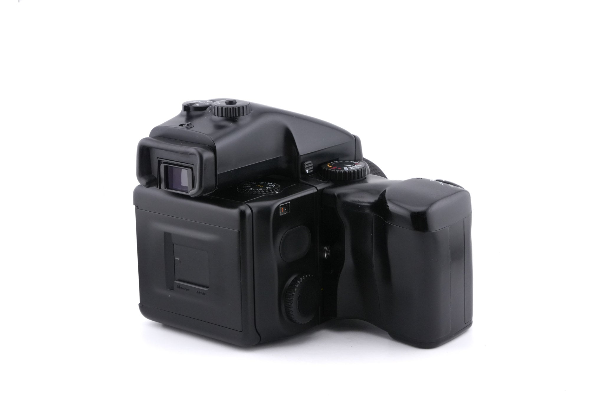 Mamiya 645 Pro TL + WG401 Power Drive Winder Grip + HA401 120/220 Roll Film Holder + FE401 AE Prism Finder + 120 Roll Film Insert (HA401) + 80mm f2.8 Sekor C