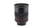 Samyang 50mm f1.2 XP