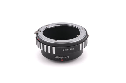 Generic Nikon F (G) - Micro Four Thirds (AI(G) - M4/3) Adapter