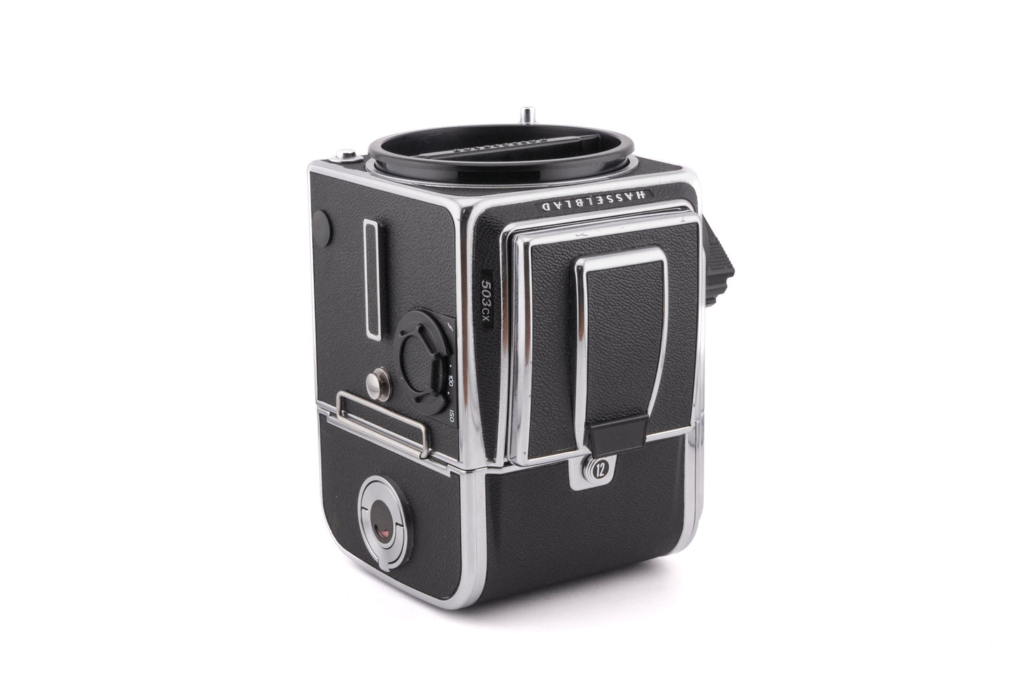 Hasselblad 503CX + Waist Level Finder (New / 42315 Chrome) + A12N Film Magazine