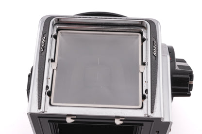 Hasselblad 503CX + Waist Level Finder (New / 42315 Chrome) + A12N Film Magazine