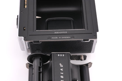 Hasselblad 503CX + Waist Level Finder (New / 42315 Chrome) + A12N Film Magazine