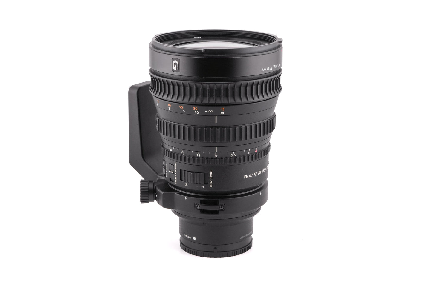 Sony 28-135mm f4 PZ G OSS + ALC-SH135 Lens Hood