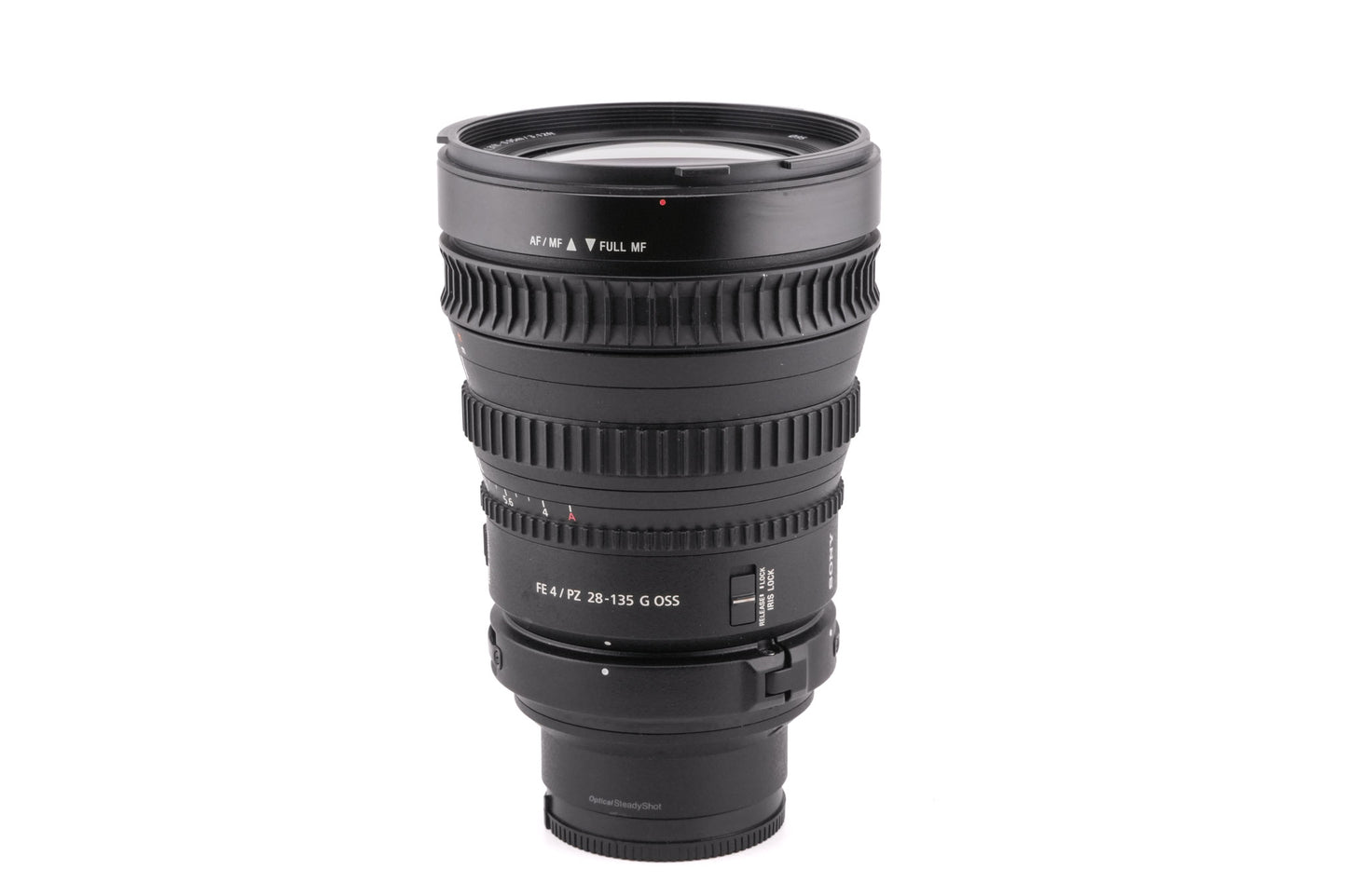 Sony 28-135mm f4 PZ G OSS + ALC-SH135 Lens Hood