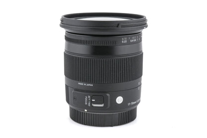 Sigma 17-70mm f2.8-4 DC Contemporary