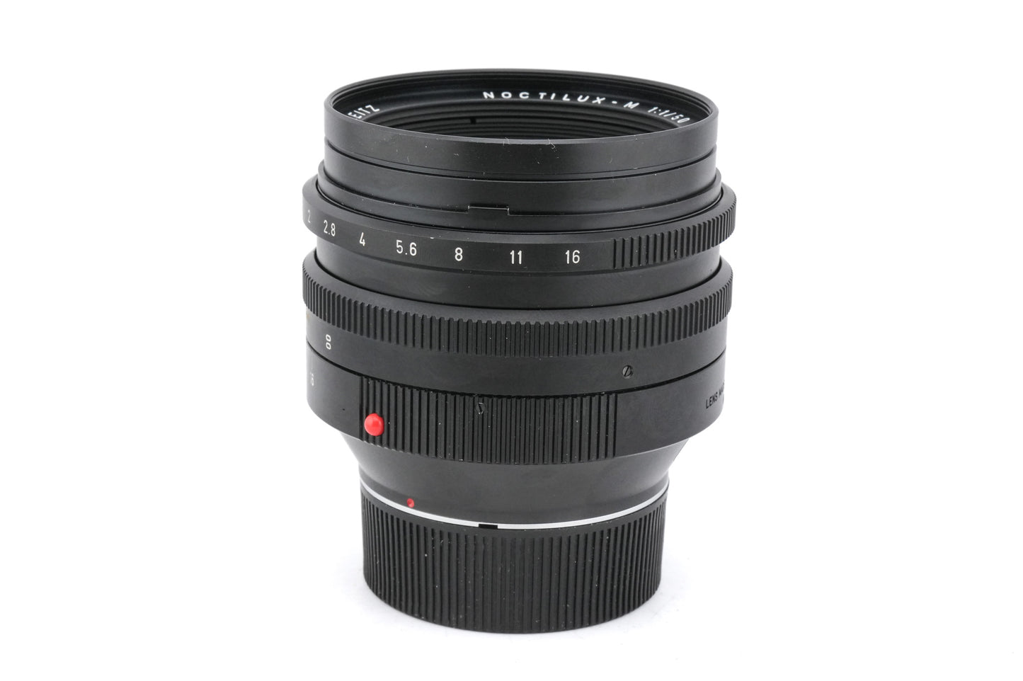 Leica 50mm f1 Noctilux-M (11821) + Lens Hood (12544)