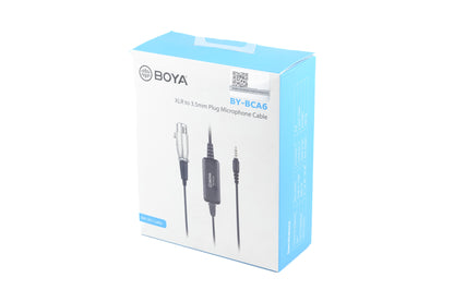 Boya BY-BCA6 XLR to 3.5mm Plug Microphone Cable