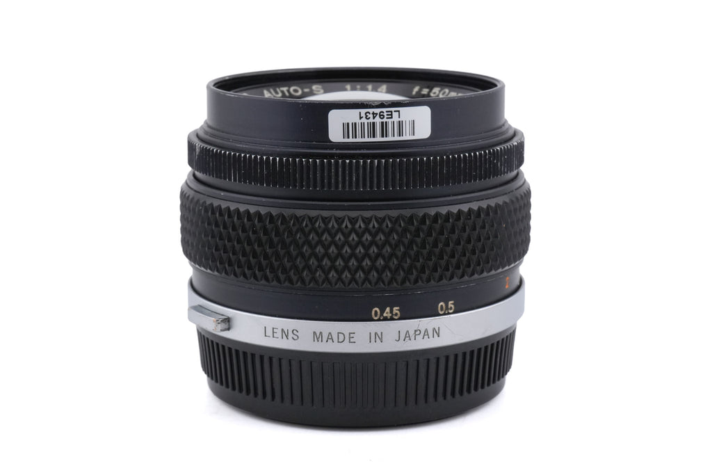 Olympus 50mm f1.4 Zuiko MC Auto-S