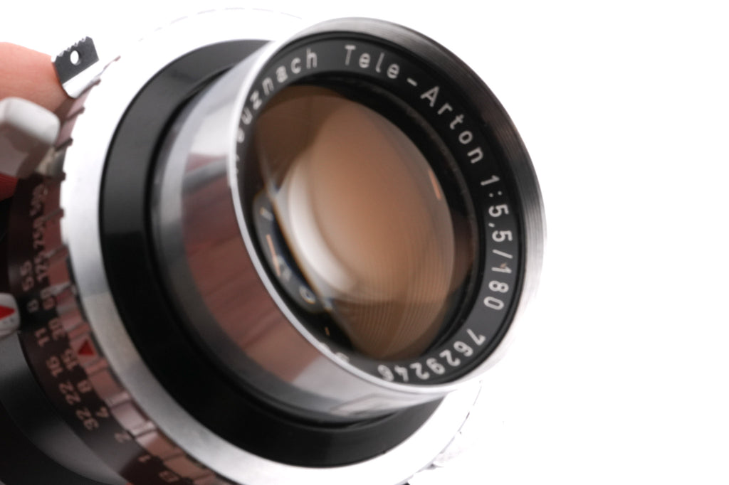 Schneider-Kreuznach 180mm f5.5 Tele-Arton (Shutter)