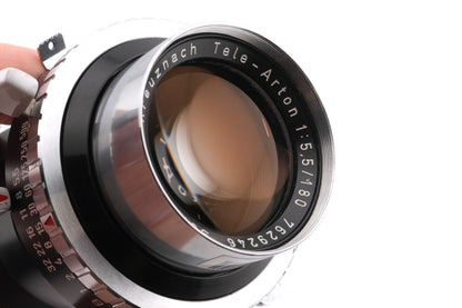 Schneider-Kreuznach 180mm f5.5 Tele-Arton (Shutter)