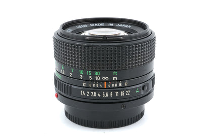 Canon 50mm f1.4 FDn