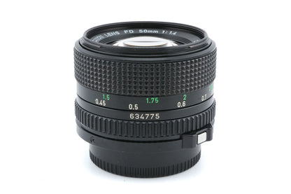 Canon 50mm f1.4 FDn