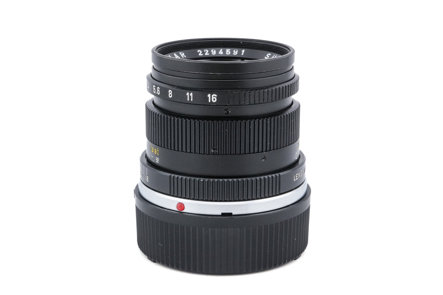 Leica 50mm f2 Summicron (Type III) (11817)