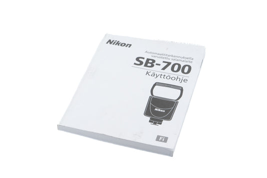 Nikon SB-700 Instructions