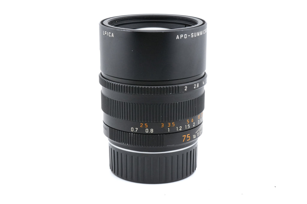 Leica 75mm f2 APO-Summicron-M ASPH. (Black, 11637)