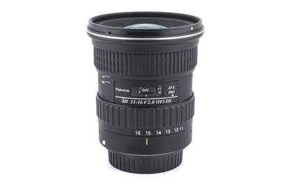 Tokina 11-16mm f2.8 AT-X Pro SD IF DX Aspherical