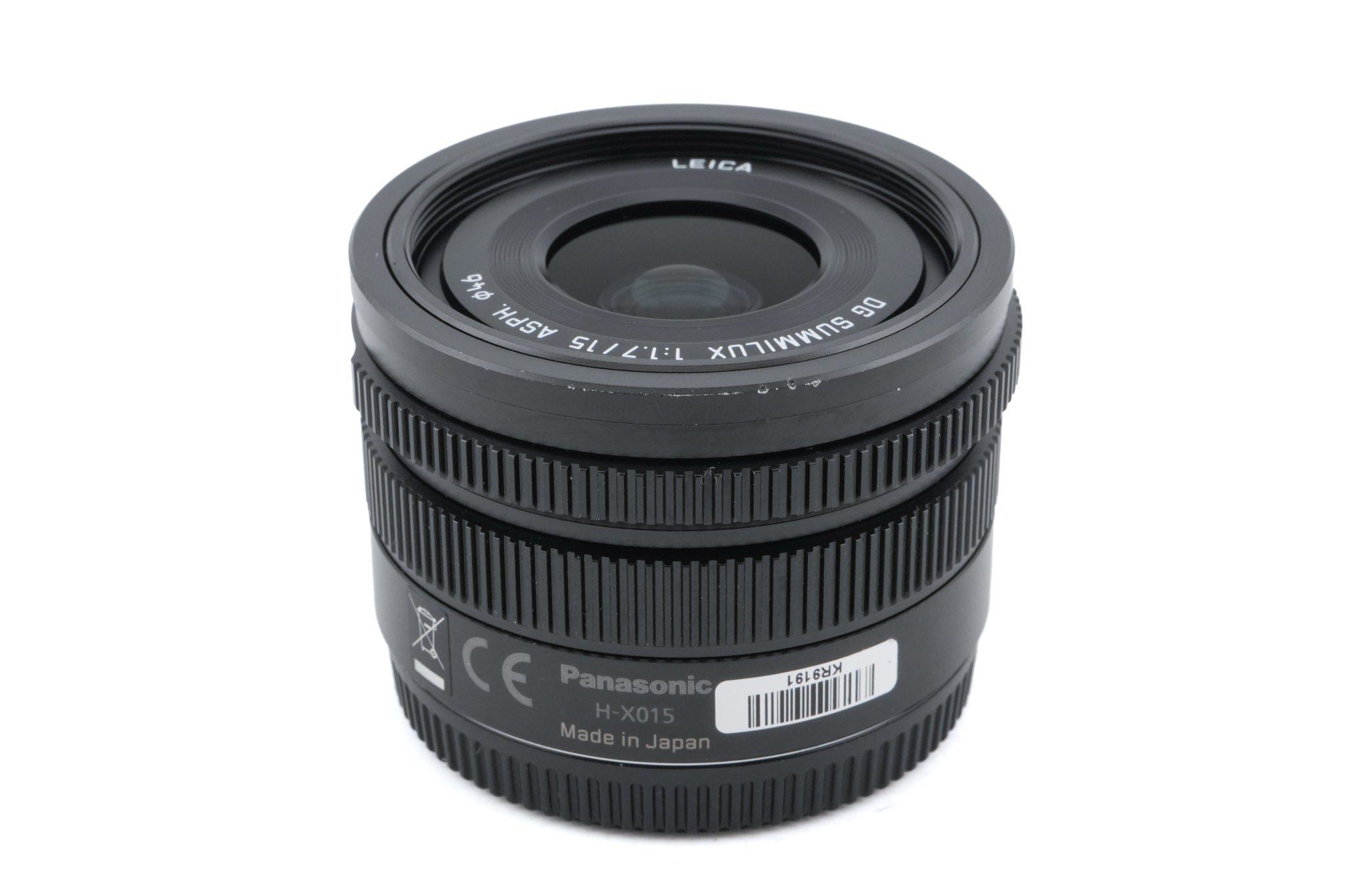 Panasonic 15mm f1.7 Leica DG Summilux ASPH. (H-X015)