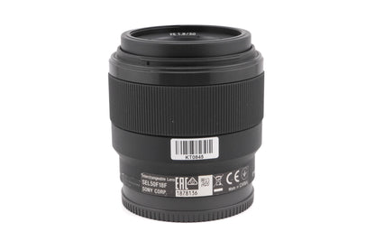 Sony 50mm f1.8 (SEL5018F)