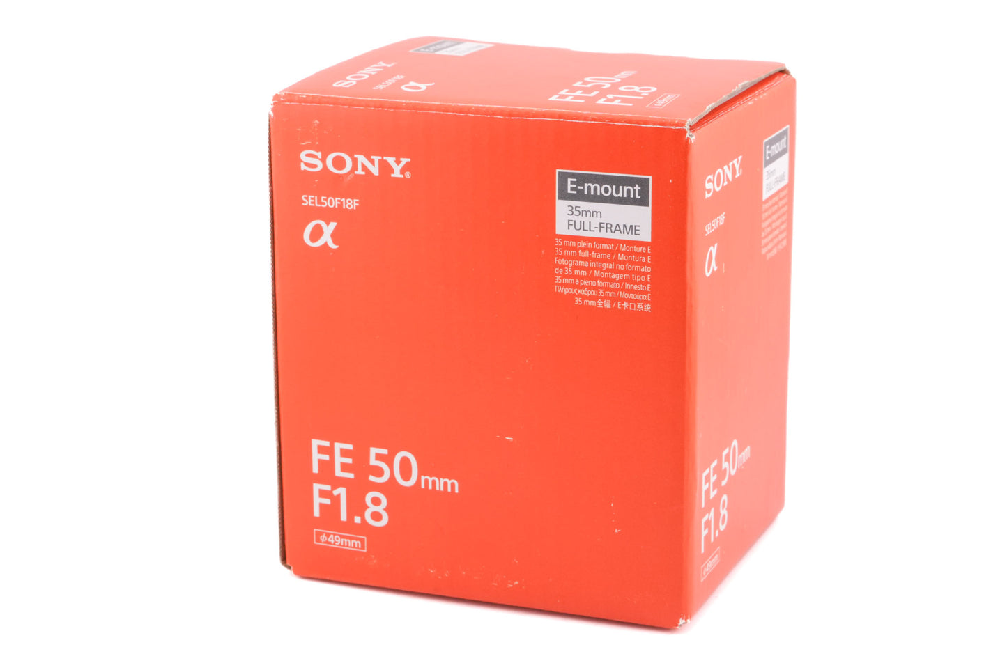 Sony 50mm f1.8 (SEL5018F)