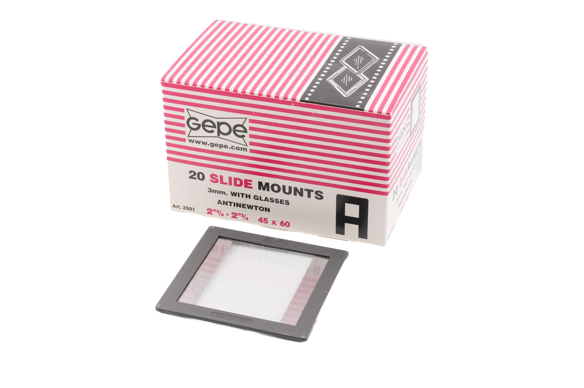 Gepe 45 x 60 mm Anti-Newton Glass Slide Mounts