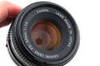 Canon 50mm f1.8 FDn