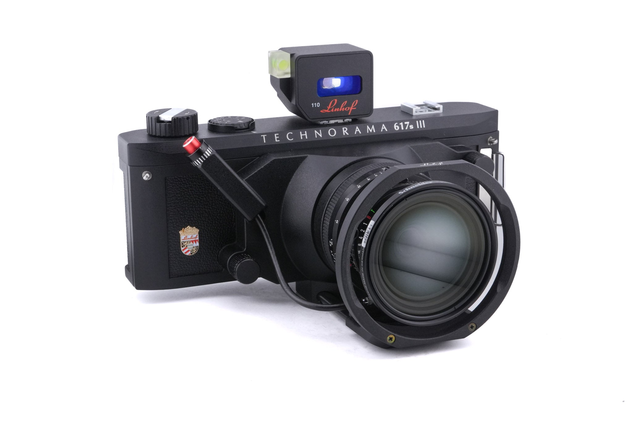 Linhof Technorama 617 S III + 110mm f5.6 Super-Symmar XL-105˚ Aspheric MC (Linhof Technorama 617S III) + 110mm Optical Viewfinder (Technorama 617S III) + Ground Glass Back (Technorama 617 S III) (001640) + 67mm Center-Filter IIIb Multicoated