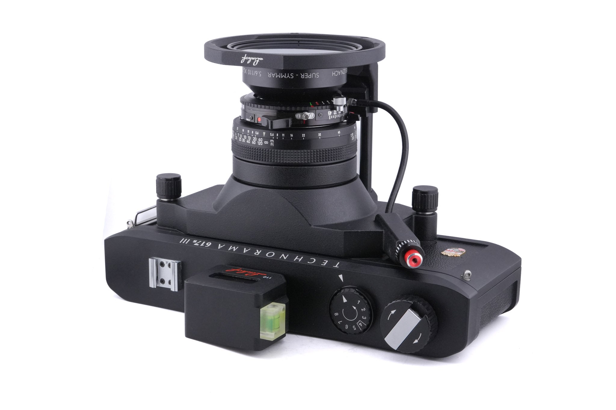 Linhof Technorama 617 S III + 110mm f5.6 Super-Symmar XL-105˚ Aspheric MC (Linhof Technorama 617S III) + 110mm Optical Viewfinder (Technorama 617S III) + Ground Glass Back (Technorama 617 S III) (001640) + 67mm Center-Filter IIIb Multicoated