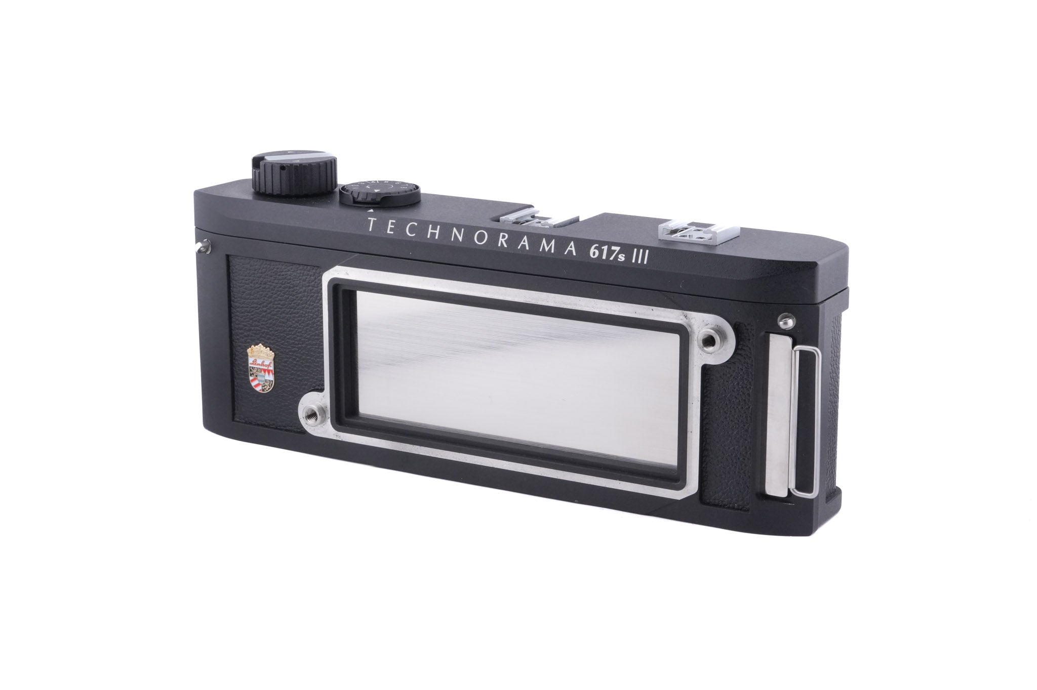 Linhof Technorama 617 S III + 110mm f5.6 Super-Symmar XL-105˚ Aspheric MC (Linhof Technorama 617S III) + 110mm Optical Viewfinder (Technorama 617S III) + Ground Glass Back (Technorama 617 S III) (001640) + 67mm Center-Filter IIIb Multicoated