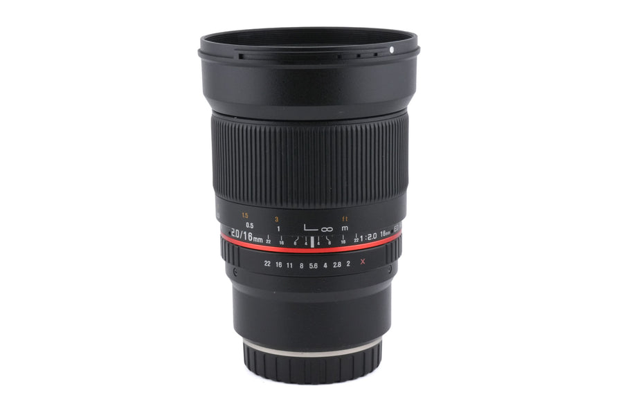 Samyang 16mm f2 ED AS UMC CS