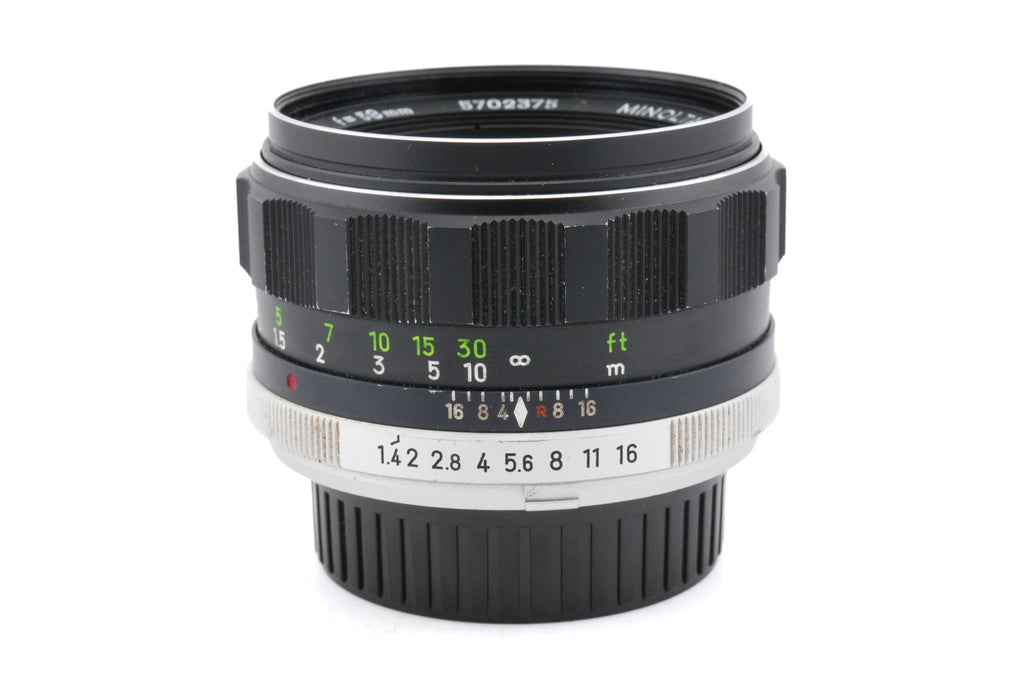 Minolta 58mm f1.4 MC Rokkor-PF