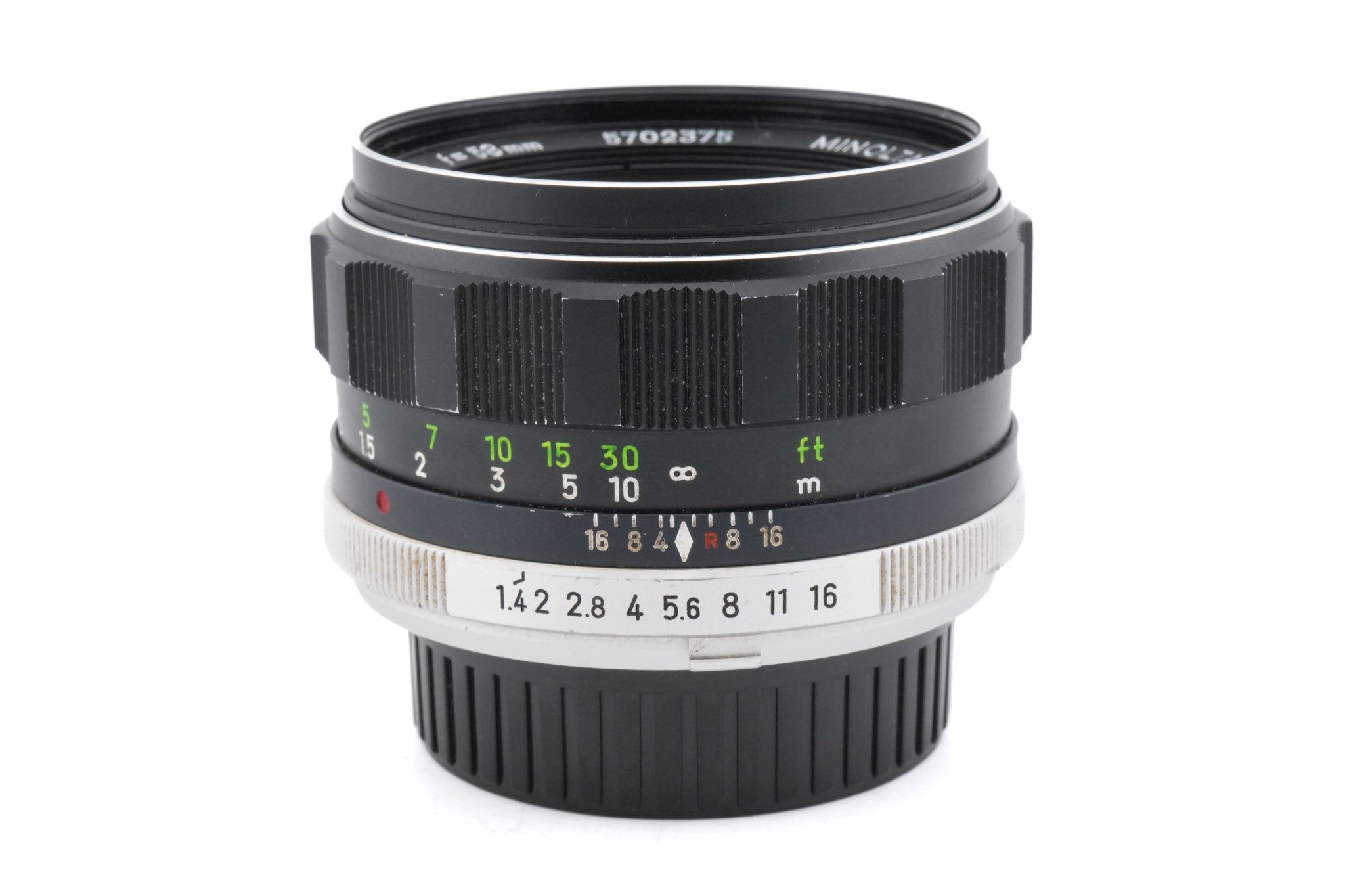 Minolta 58mm f1.4 MC Rokkor-PF