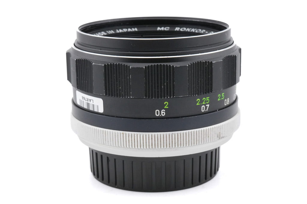 Minolta 58mm f1.4 MC Rokkor-PF