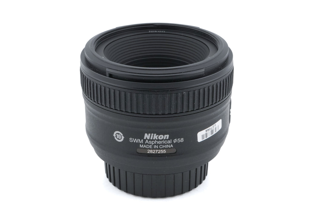 Nikon 50mm f1.8 AF-S Nikkor G
