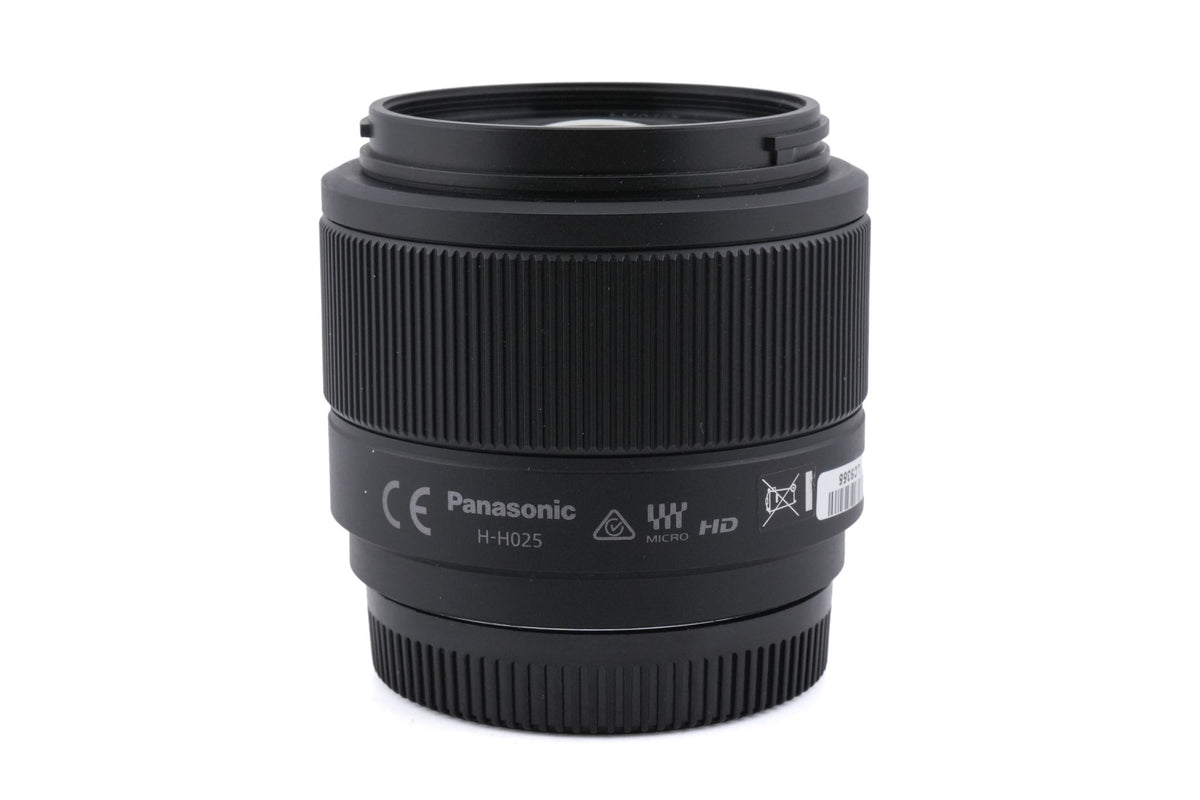 Panasonic 25mm f1.7 Lumix G ASPH. (H-H025)