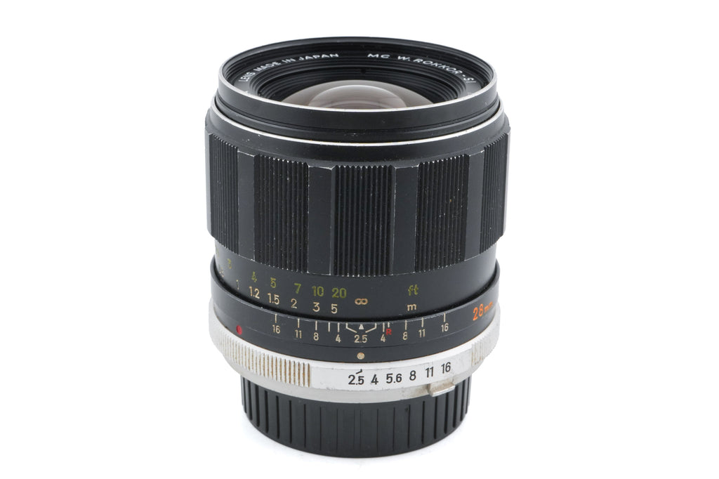 Minolta 28mm f2.5 MC W.Rokkor-SI