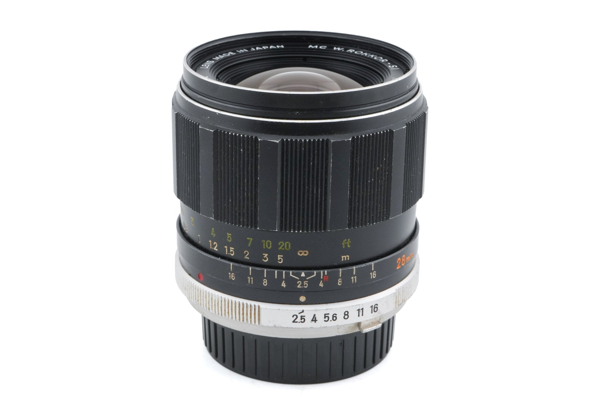 Minolta 28mm f2.5 MC W.Rokkor-SI
