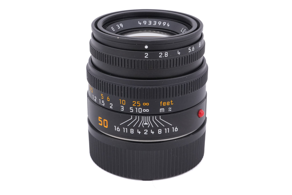 Leica 50mm f2 Summicron-M (Type V) (Black, 11826 / 11719)