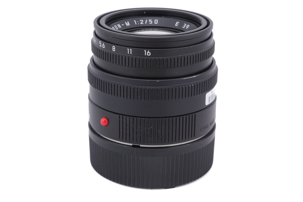 Leica 50mm f2 Summicron-M (Type V) (Black, 11826 / 11719)