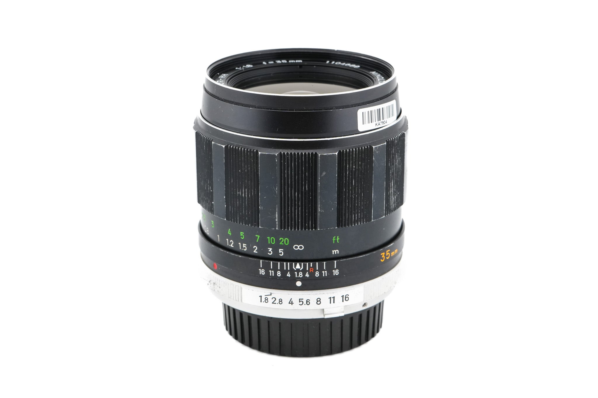 Minolta 35mm f1.8 MC W.Rokkor-HH - Lens