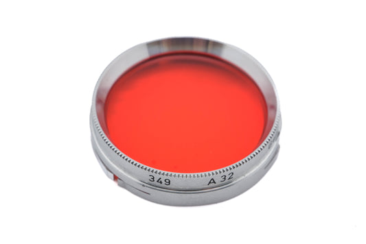 Zeiss Ikon 32mm Push-On Red Filter R 8x 349 A32 - Accessory
