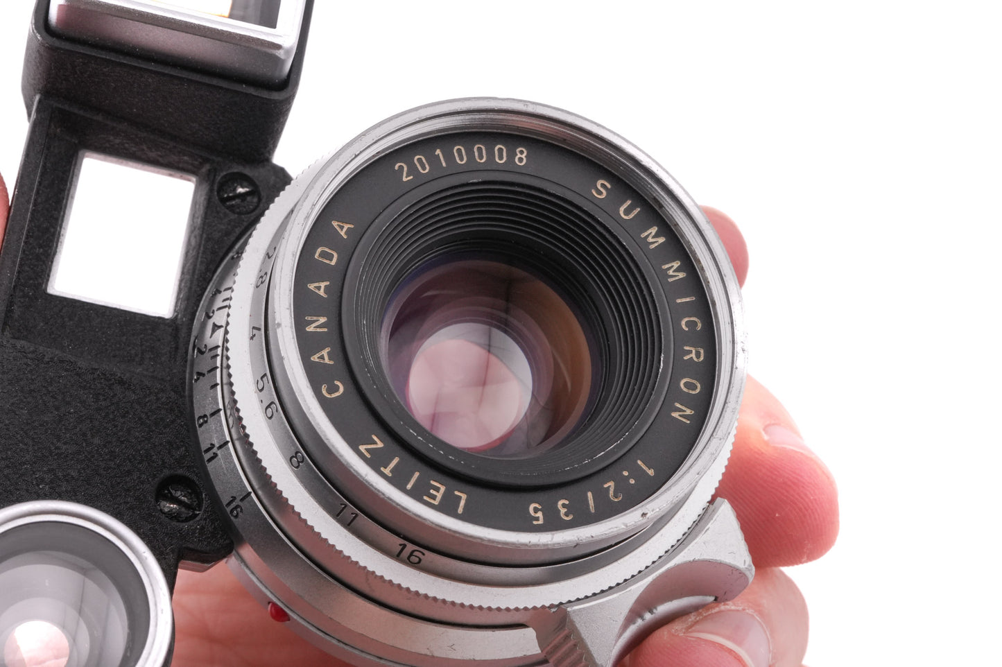 Leica 35mm f2 Summicron (Type I, Goggles) (8-Element) (Silver, SAMWO / 11108)