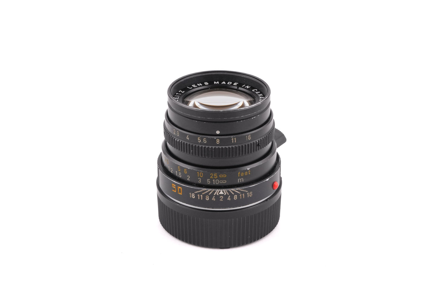 Leica 50mm f2 Summicron-M (Type IV) (Black, 11819)