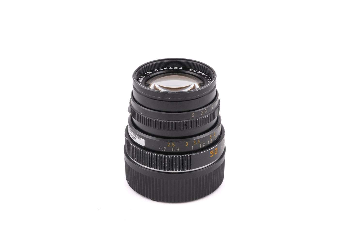 Leica 50mm f2 Summicron-M (Type IV) (Black, 11819)