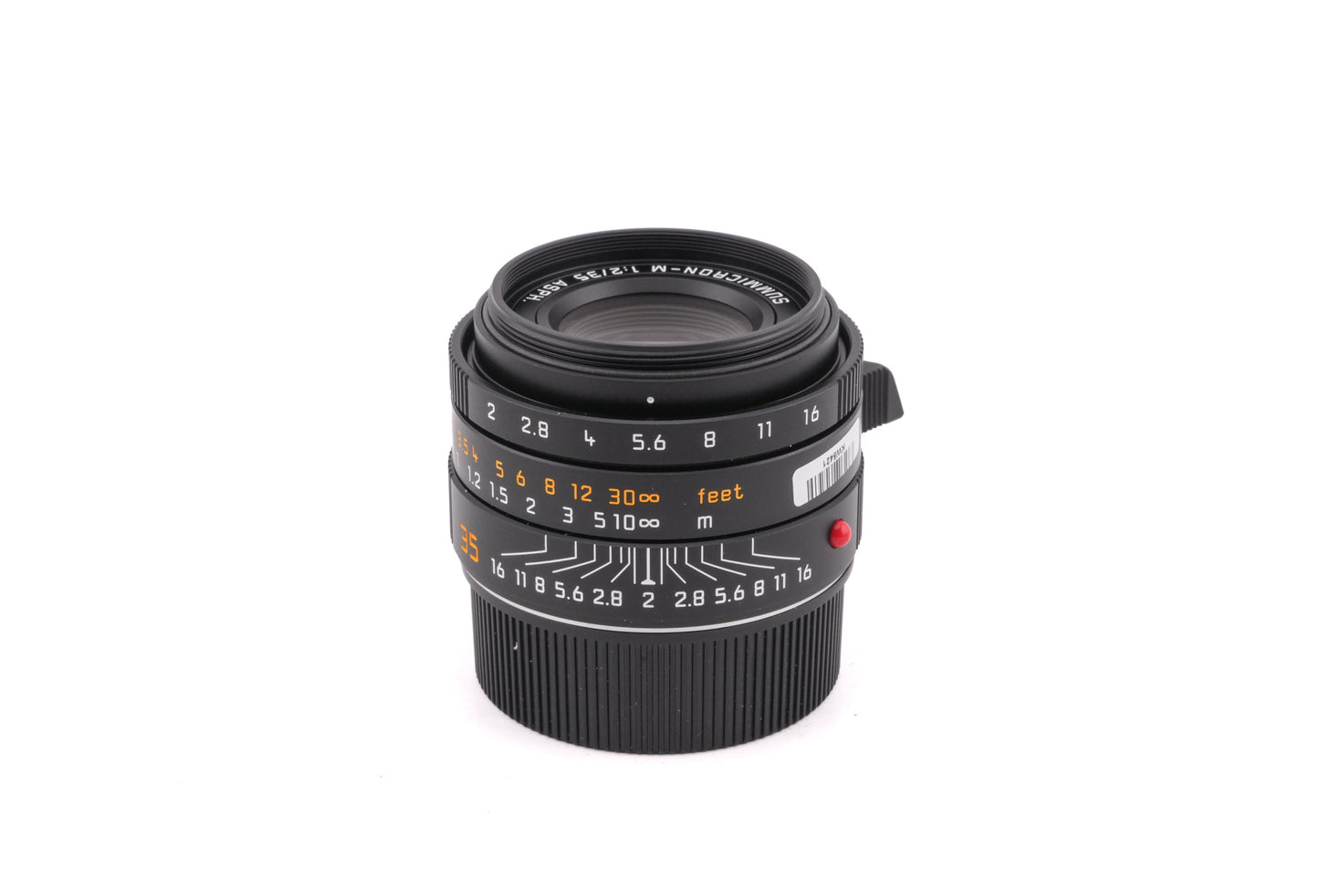 Leica 35mm f2 Summicron-M ASPH (Type II) (Black, 11673 / 11708)