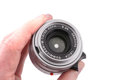 Leica 35mm f2 Summicron-M ASPH. (Type I) (Silver, 11882)