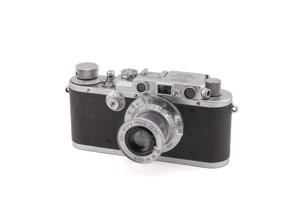 Leica IIIa + 50mm f3.5 Elmar (Type I) (ELMARCHROM / ELMAR)