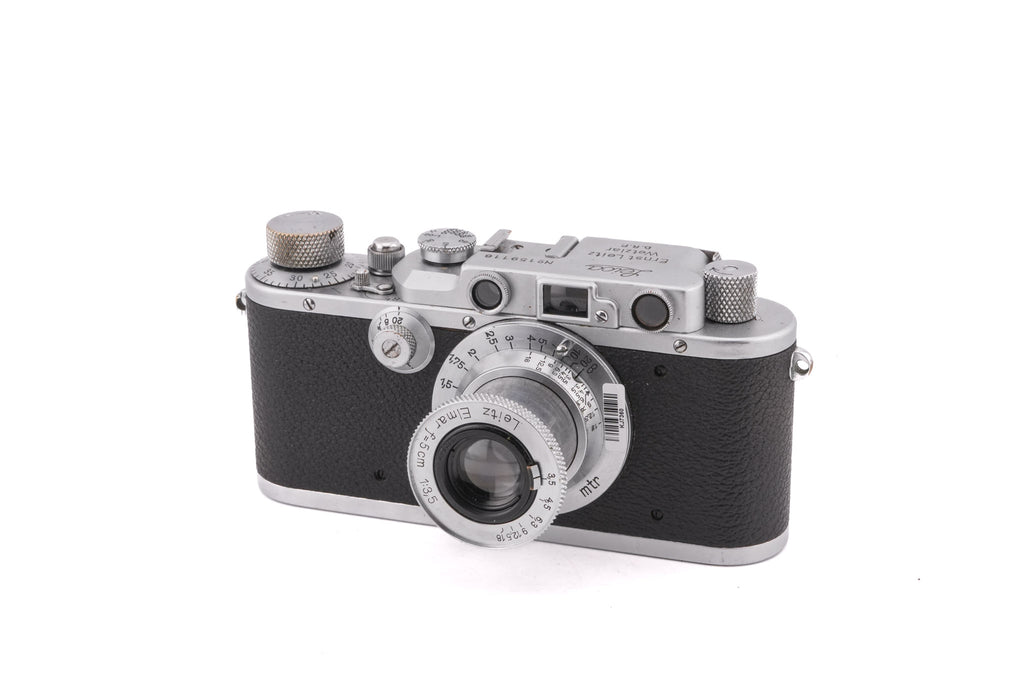 Leica IIIa + 50mm f3.5 Elmar (Type I) (ELMARCHROM / ELMAR)